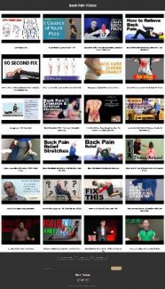 Back Pain Instant Mobile Video Site MRR Software