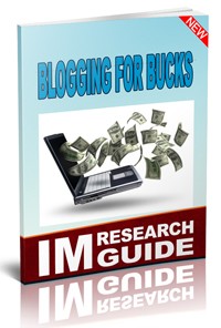 Blogging For Bucks Personal Use Ebook