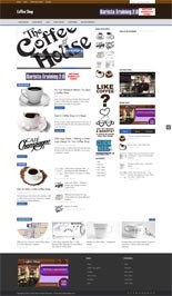 Coffee Shop Niche Blog Personal Use Template