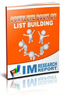 Complete Book Of List Building Personal Use Ebook