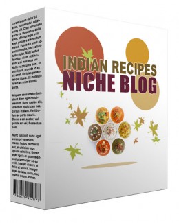 Indian Recipes Flipping Niche Blog Personal Use Template