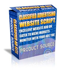 Classified Ad Website Script MRR Script