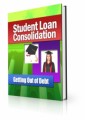 Student Loan Consolidation PLR Ebook