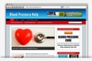 Blood Pressure Niche Blog Personal Use Template