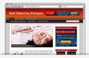 Debt Elimination Niche Blog Personal Use Template