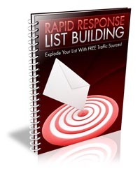 Rapid Response List Building PLR Ebook