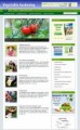 Vegetable Gardening Niche Blog Personal Use Template