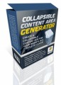 Collapsible Content Area Generator Give Away Rights ...