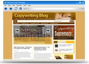 Copywriting Blog Theme Personal Use Template