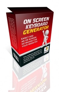 On Screen Keyboard Generator Resale Rights Software With Video