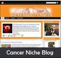 Cancer Niche Blog Personal Use Template