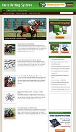 Horse Betting Niche Blog Personal Use Template With Video