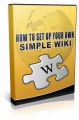 How To Set Up Your Own Simple Wiki PLR Video 