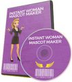 Instant Woman Mascot Maker Personal Use Graphic