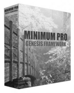 Minimum Pro Genesis Framework WordPress Theme Personal Use Template