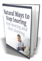 Natural Ways To Stop Snoring Mrr Ebook