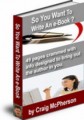So You Want To Write An Ebook Personal Use Ebook
