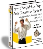 Turn The Quick 5 Day Sale Generator System Resale Rights Software