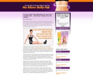 Belly Fat Landing Page Template Personal Use Template
