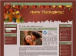 Thanksgiving - Fall WP Theme Mrr Template