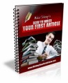 Writing Your First Article Mrr Ebook