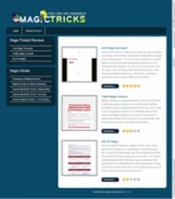 Magic Tricks Review Site PLR Template
