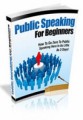 Public Speaking For Beginners Plr Ebook
