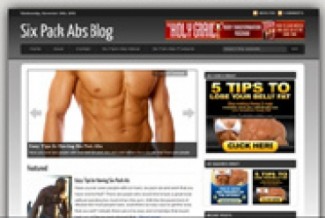 Six Pack Abs Blog Personal Use Template