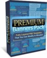 Premium Banners Pack Personal Use Graphic