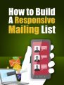 Build A Responsive Mailing List PLR Ebook