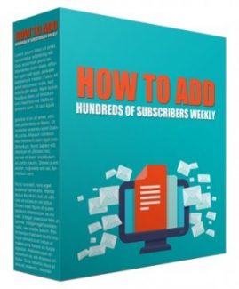 How To Add Hundreds Of Subscribers Weekly Giveaway Rights Video With Audio