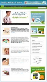 Multiple Sclerosis Niche Blog Personal Use Template With Video