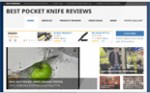 Pocket Knife Review Website PLR Template With Video
