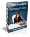 Simple Sales Tips For Reluctant Sellers PLR ...