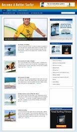 Surfer Niche Blog Personal Use Template With Video