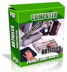 Private Label Article Pack : Computer Articles PLR Article