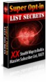 Super Optin List Secrets MRR Ebook