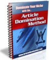 Article Domination Method Plr Ebook