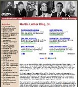 Black History Website PLR Template