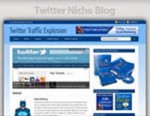 Twitter Niche Blog Personal Use Template With Video
