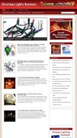 Christmas Lights Business Niche Blog Personal Use Template With Video
