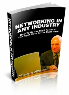 Networking In Any Industry MRR Ebook