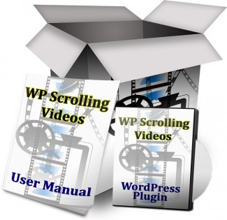 Wp Scrolling Videos PLR Software With Video
