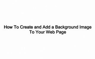 Add A Background Image To Your Website Plr Video