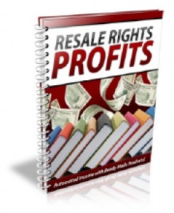 Resale Rights Profits Mrr Ebook