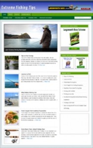 Fishing Blog Personal Use Template