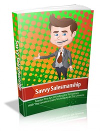 Savvy Salesmanship Give Away Rights Ebook