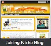Healthy Juicing Niche Blog Personal Use Template
