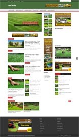 Lawn Service Niche Blog Personal Use Template
