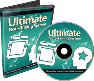 Ultimate Note Taking System PLR Video With Audio